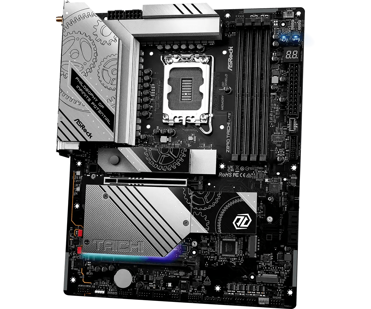 ASRock Z890 Taichi Lite LGA1851 Socket Gaming Motherboard - Vektra Computers LLC