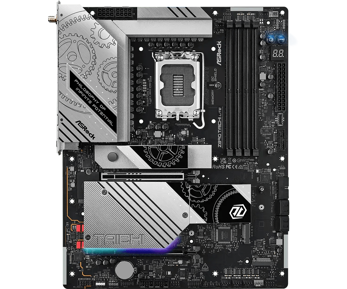 ASRock Z890 Taichi Lite LGA1851 Socket Gaming Motherboard - Vektra Computers LLC