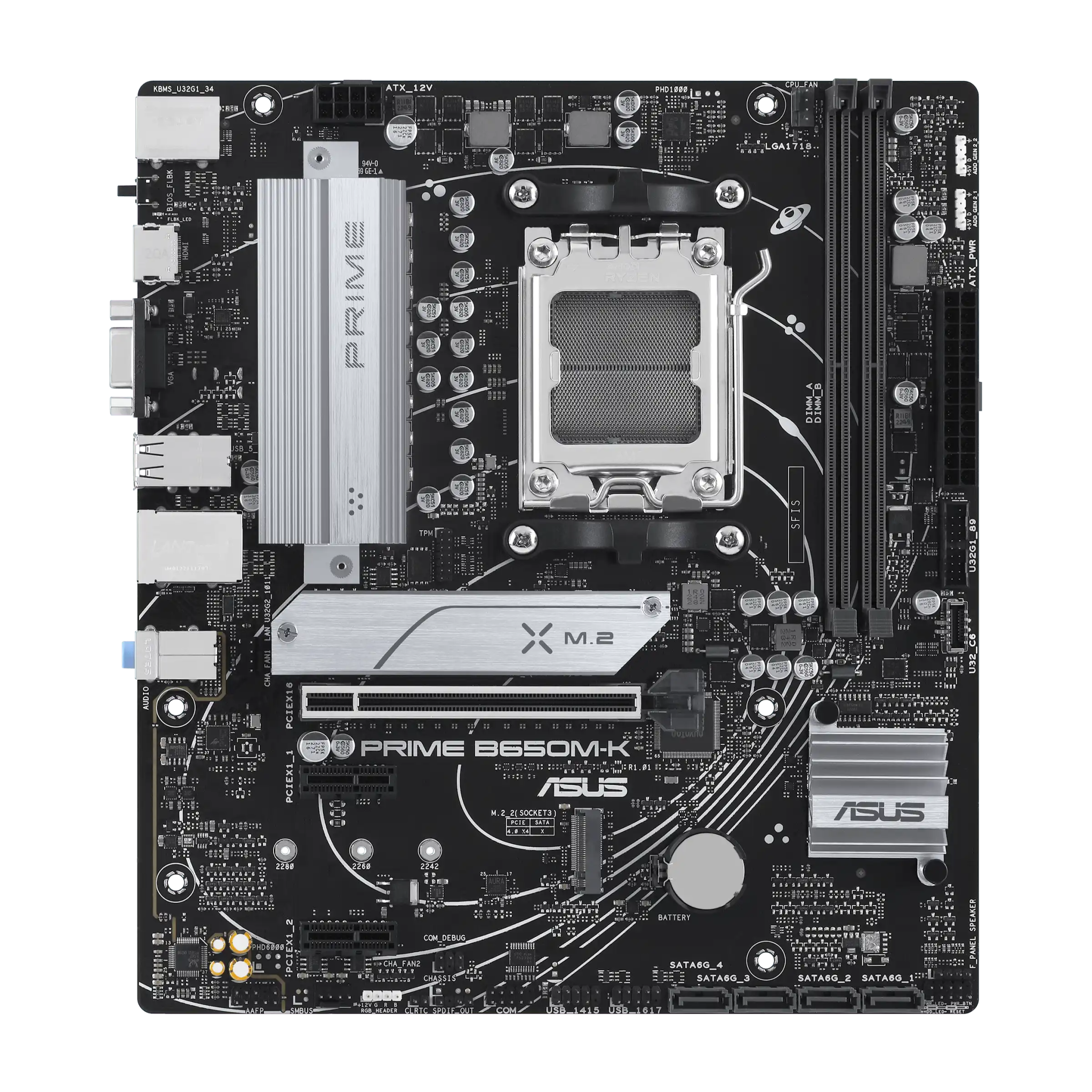 ASUS PRIME B650M - K AMD 600 Series mATX Motherboard | 90MB1F60 - M0EAY0 | - Vektra Computers LLC