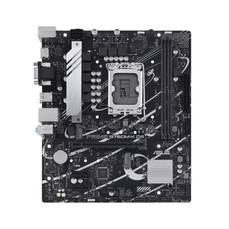 ASUS PRIME B760M - K D4 Intel 700 Series mATX Motherboard | 90MB1DS0 - M1EAY0 | - Vektra Computers LLC