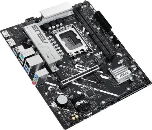 ASUS Prime B860M - K LGA 1851 Micro - ATX Motherboard LGA 1851 Micro - ATX Motherboard, Intel B860 Chipset, 2x DIMM DDR5 Slots, Up to 128GB Max Memory, 1x PCIe 4.0 x16 Slot, 2x M.2 Slots | 90MB1JT0 - M0EAY0 - 289 - Vektra Computers LLC