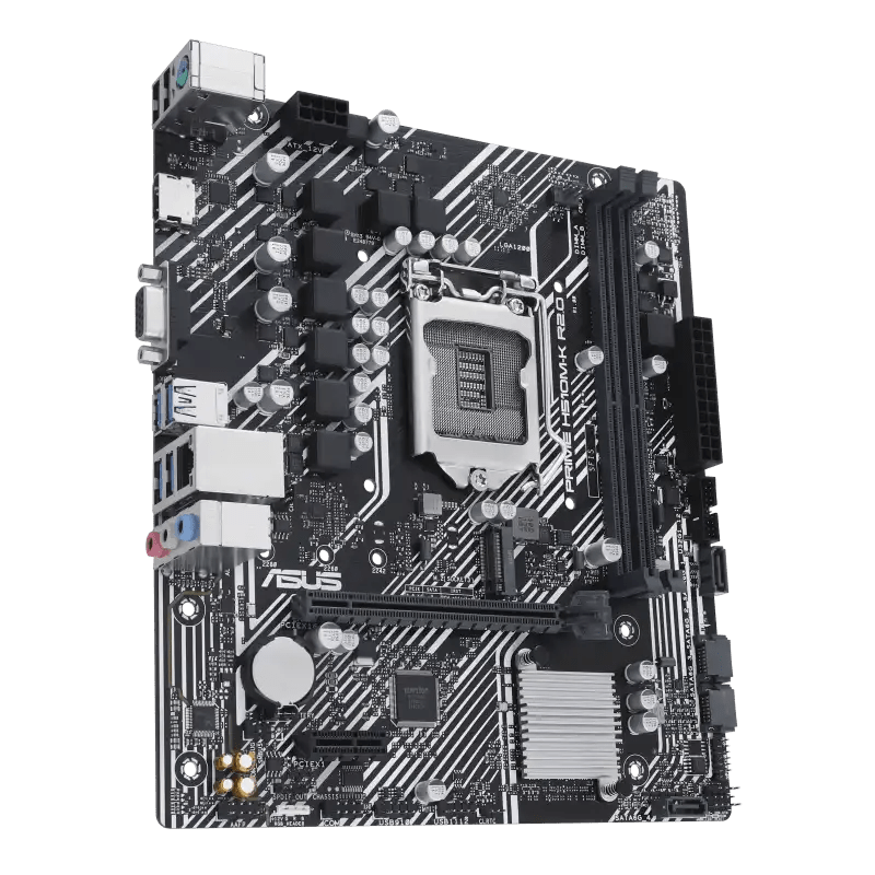 ASUS PRIME H510M - K R2.0 Intel 500 Series mATX Motherboard | 90MB1E80 - M0EAY0 | - Vektra Computers LLC