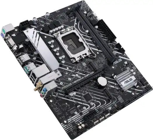 ASUS Prime H610M - A WiFi LGA 1700 Micro ATX Motherboard, 2x DDR4 DIMM Slots, Up to 64GB Max Memory, 1x PCIe 4.0 x16 SafeSlot Slot, 2x M.2 Slots, WiFi & Bluetooth Connectivity | 90MB1C80 - M0EAY0 - 289 - Vektra Computers LLC