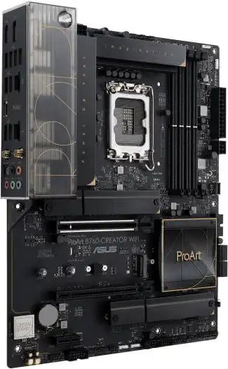 ASUS ProArt B760 - CREATOR WIFI LGA1700 ATX Motherboard, B760 Chipset4x DDR5 DIMM /192GB Max Memory, Wi - Fi 6 / BT 5.2 / 2.5Gb ETH, PCIe 5.0 / 3 x M.2, HDMI/DP/USB 3.2 / Thunderbolt | 90MB1FY0 - M1EAY0 - 289 - Vektra Computers LLC