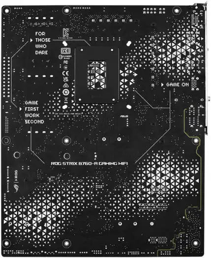 ASUS ROG Strix B760 - A Gaming WIFI LGA 1700 ATX Motherboard, Intel B760 Chipset, 4x DDR5 DIMM, Up to 192GB Max Memory, WIFI 6E / 2.5G ETH, PCIe 5.0, 3x M.2, HDMI / DP, USB 3.2 GEN 2X2 | 90MB1EP0 - M1EAY0 - 289 - Vektra Computers LLC