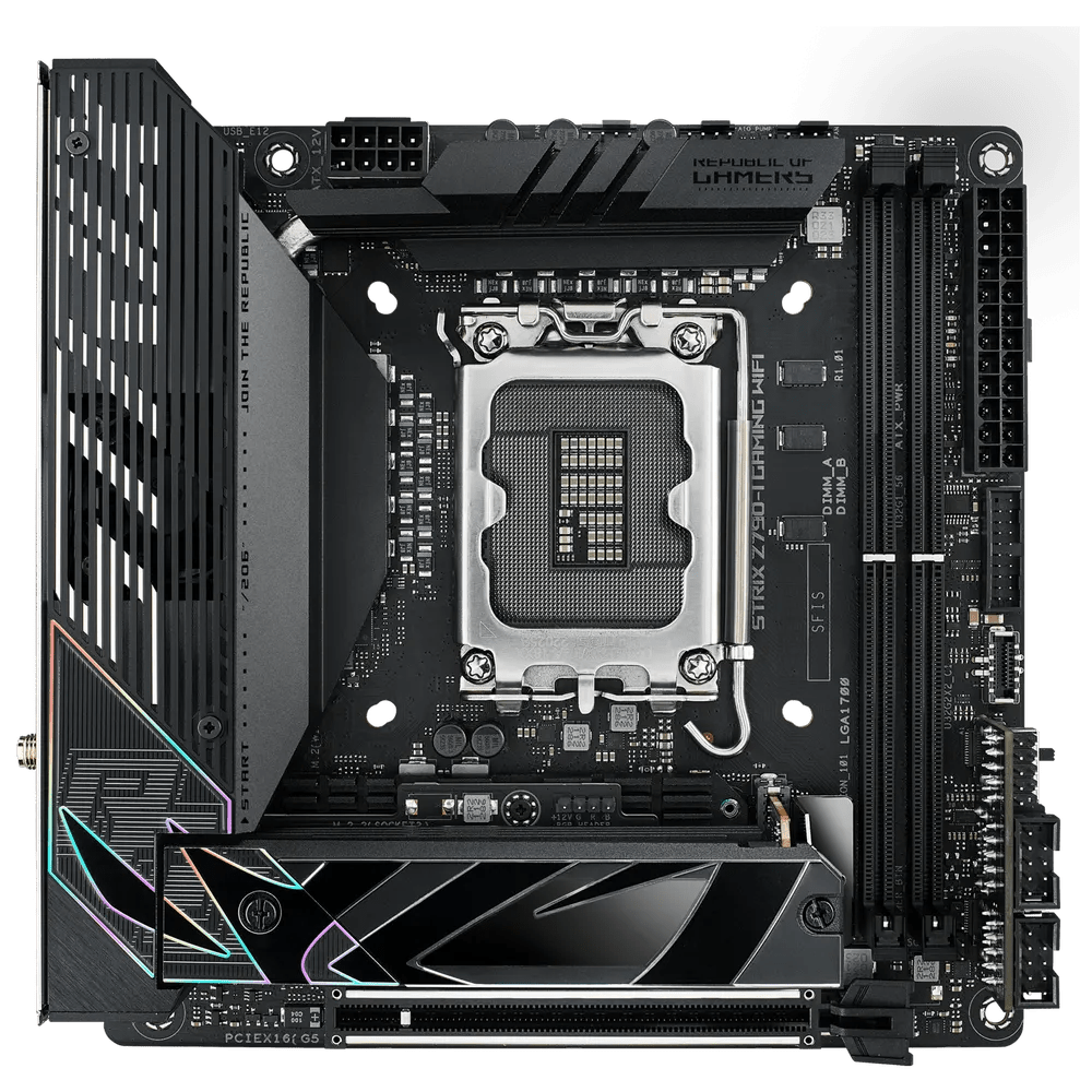 Asus ROG Strix Z790 - I Gaming WiFi Intel 700 Series ITX Motherboard | 90MB1CM0 - M0EAY0 | - Vektra Computers LLC