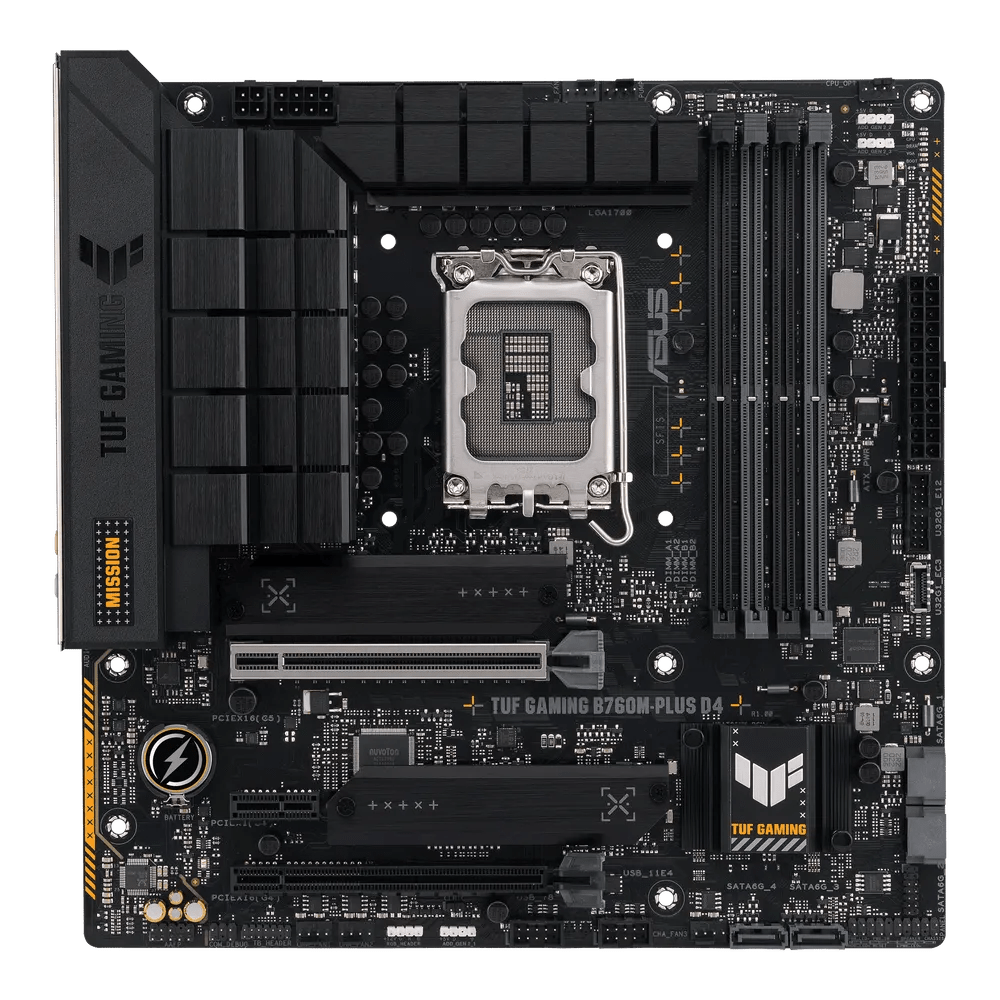 Asus TUF Gaming B760M - Plus D4 Intel 700 Series mATX Motherboard | 90MB1DI0 - M0EAY0 | - Vektra Computers LLC