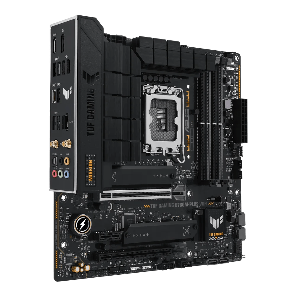 Asus TUF Gaming B760M - Plus WiFi D4 Intel 700 Series mATX Motherboard | 90MB1DG0 - M0EAY0 | - Vektra Computers LLC