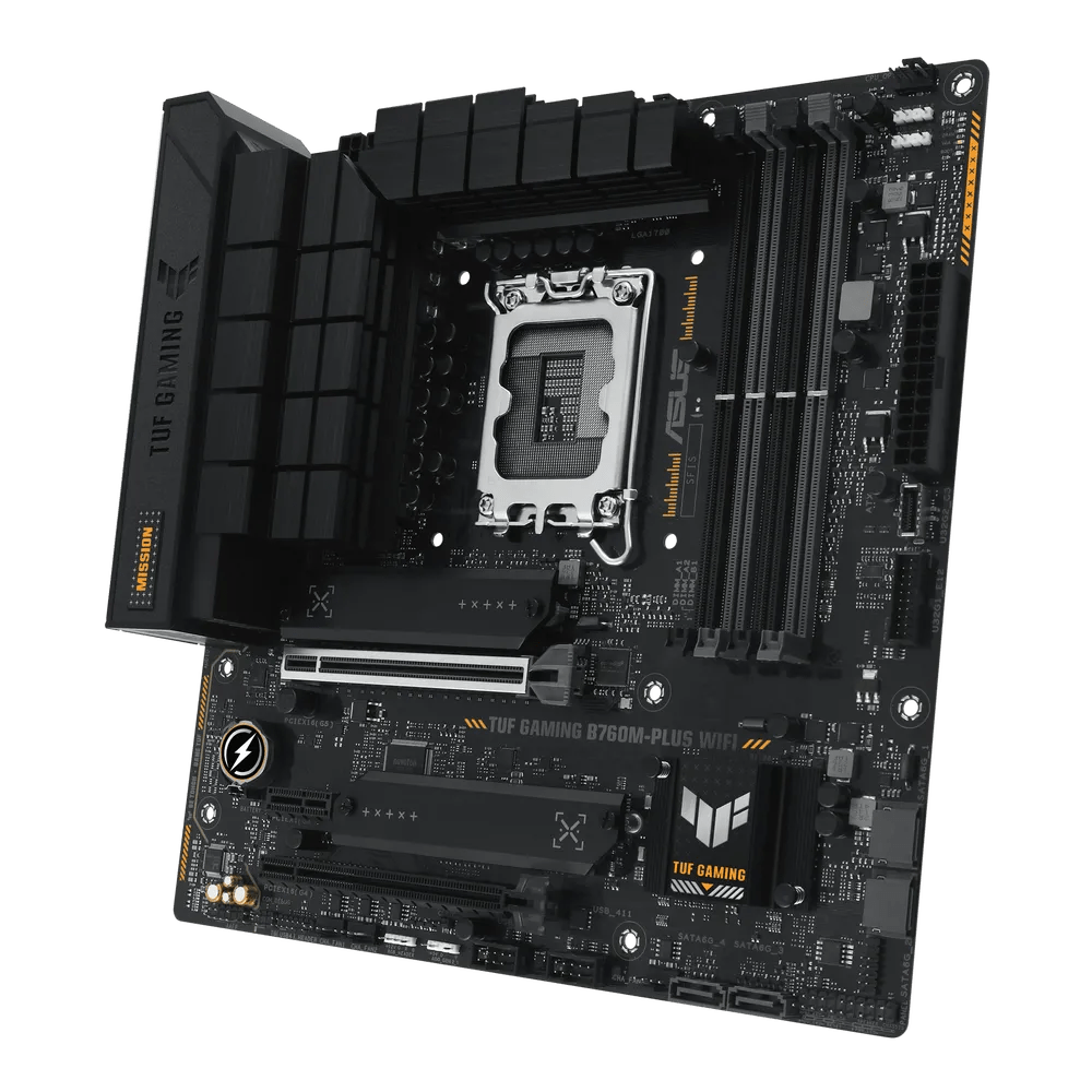 Asus TUF Gaming B760M - Plus WiFi D4 Intel 700 Series mATX Motherboard | 90MB1DG0 - M0EAY0 | - Vektra Computers LLC