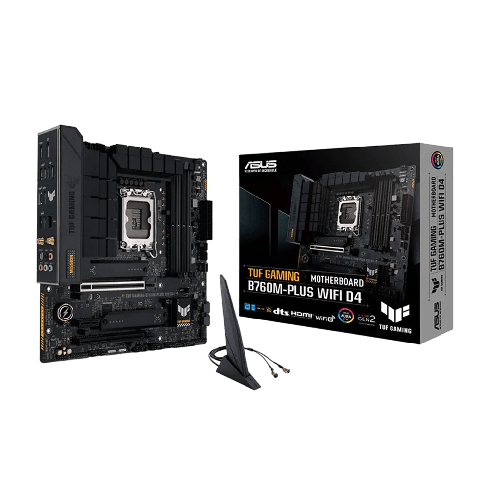 Asus TUF Gaming B760M - Plus WiFi D4 Intel 700 Series mATX Motherboard | 90MB1DG0 - M0EAY0 | - Vektra Computers LLC