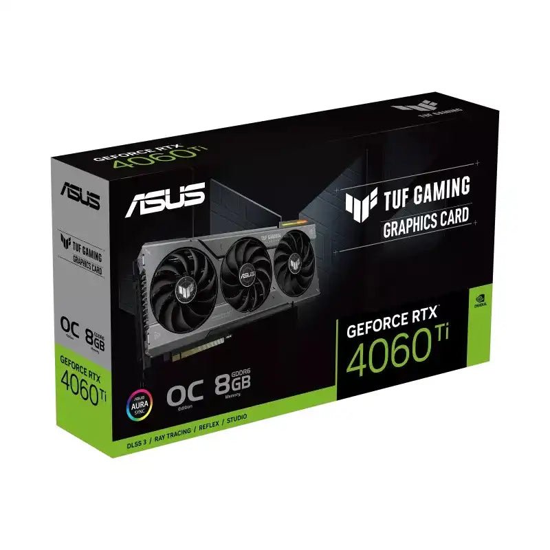 ASUS TUF Gaming GeForce RTX 4060 Ti 8GB GDDR6 OC Edition Gaming Graphics Card | 90YV0J50 - M0NA00 | - Vektra Computers LLC