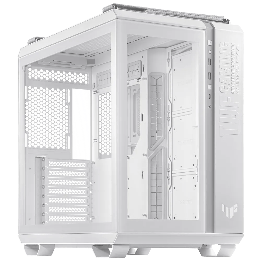 Asus TUF Gaming GT502 White Mid - Tower PC Case | 90DC0093 - B09010 | - Vektra Computers LLC