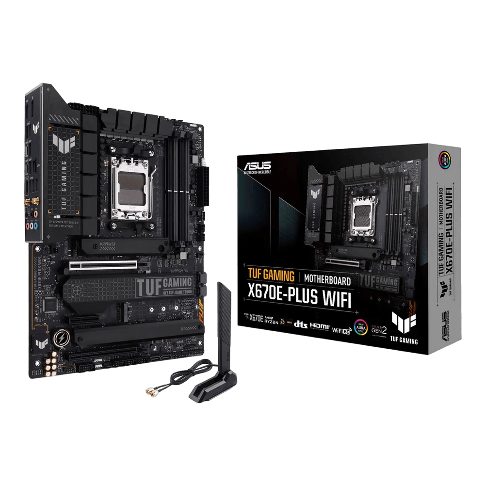 Asus TUF Gaming X670E - Plus WiFi AMD 600 Series ATMotherboard | 90MB1BK0 - M0EAY0 | - Vektra Computers LLC