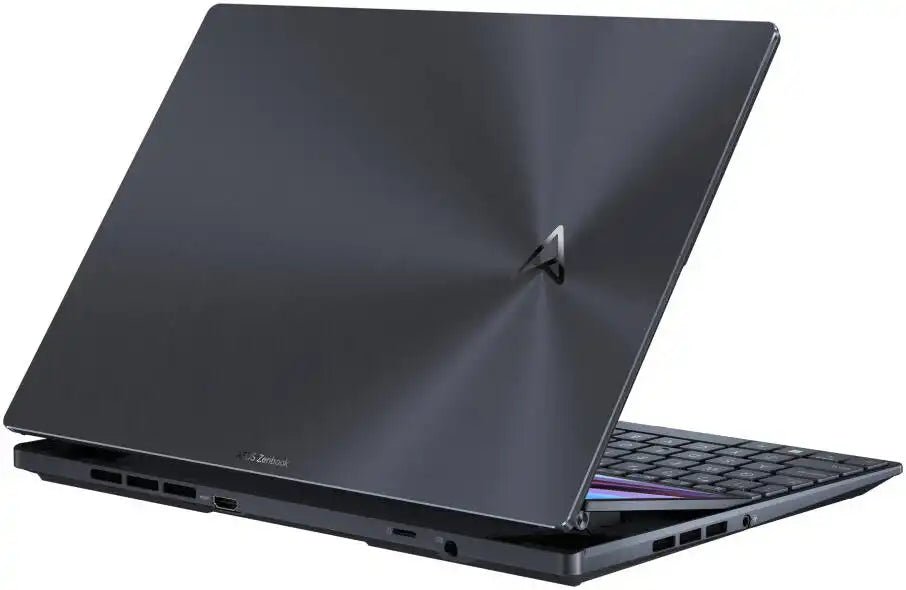 Asus Zenbook Pro 14 UX8402VV Duo Laptop, 14.5" 2K OLED 120Hz Display with ScreenPad Plus, Intel Core i9 - 13900H, 32GB RAM, 1TB SSD, GeForce RTX 4060 8GB, Backlit ENG K/B, Win11, Black | 90NB1172 - M00430 - Vektra Computers LLC