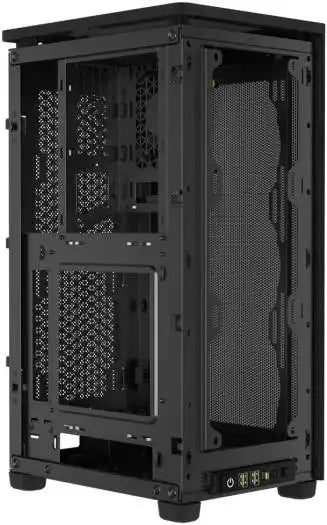 Corsair 2000D AIRFLOW Mini - ITX PC Case, Optimal Airflow Design, Mesh on All Sides, Up to 360mm Radiator & 8 Fans Support, Black | CC - 9011244 - WW - Vektra Computers LLC