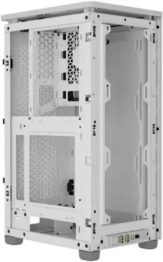 Corsair 2000D AIRFLOW Mini - ITX PC Case, Optimal Airflow Design, Mesh on All Sides, Up to 360mm Radiator & 8 Fans Support, White | CC - 9011245 - WW - Vektra Computers LLC