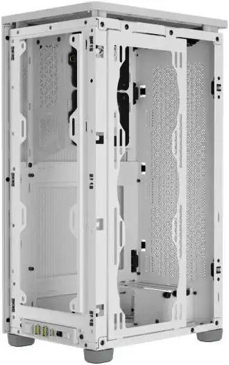 Corsair 2000D AIRFLOW Mini - ITX PC Case, Optimal Airflow Design, Mesh on All Sides, Up to 360mm Radiator & 8 Fans Support, White | CC - 9011245 - WW - Vektra Computers LLC