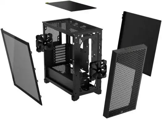 Corsair 3000D AIRFLOW Mid Tower ATXPC Case, Tempered Glass & Airflow Optimized Front Panel | CC - 9011251 - WW - Vektra Computers LLC