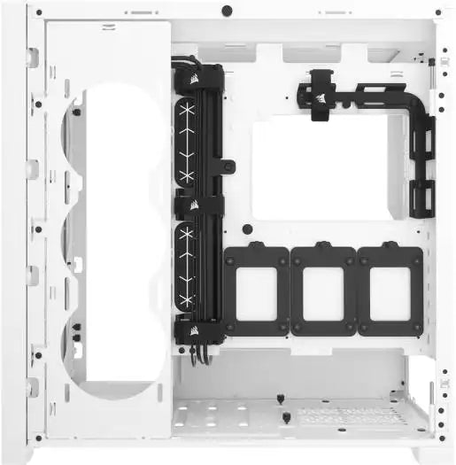 Corsair 5000D Core Airflow Mid - Tower ATX PC Case, High - Airflow Front Panel, Tempered Glass Case Windows, 25mm Cable Routing, White | CC - 9011262 - WW - Vektra Computers LLC