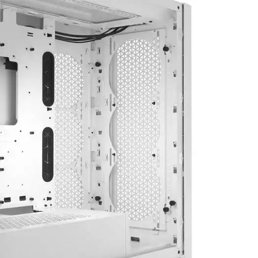 Corsair 5000D Core Airflow Mid - Tower ATX PC Case, High - Airflow Front Panel, Tempered Glass Case Windows, 25mm Cable Routing, White | CC - 9011262 - WW - Vektra Computers LLC