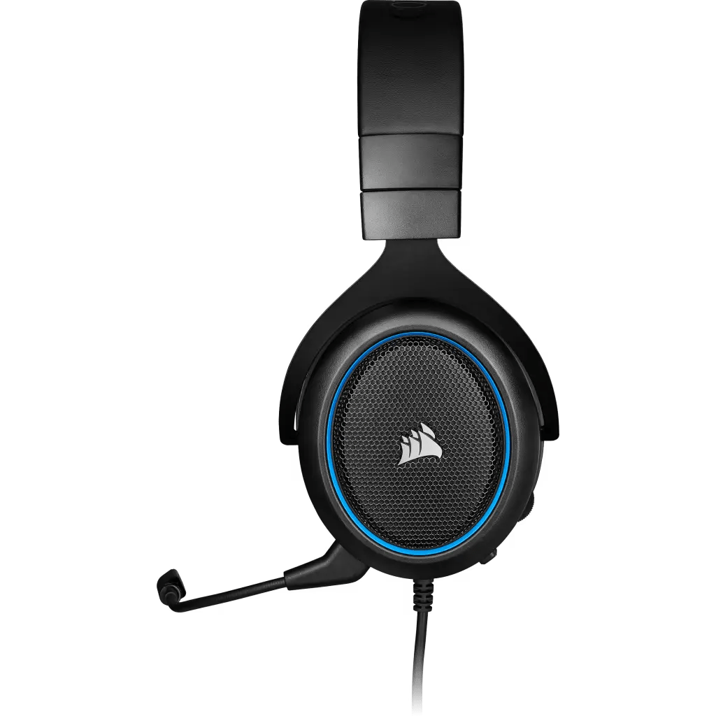 Corsair HS50 PRO STEREO Gaming Headset — Blue | CA - 9011217 - NA - Vektra Computers LLC