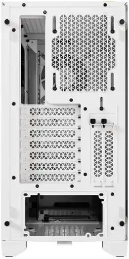 Corsair iCUE 4000D RGB AIRFLOW V2 Mid - Tower Case, High - Airflow Design, Tempered Panel, Node PRO Controller, Rapid Route Cable Mg - White | CC - 9011241 - WW - Vektra Computers LLC