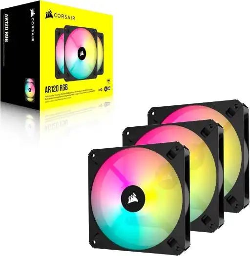 Corsair iCUE AR120 Digital RGB 120mm PWM Fan, Triple Pack|CO - 9050167 - WW - Vektra Computers LLC