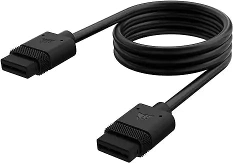 Corsair iCUE LINK Cable, 1x 600mm with Straight connectors, Black|CL - 9011119 - WW - Vektra Computers LLC