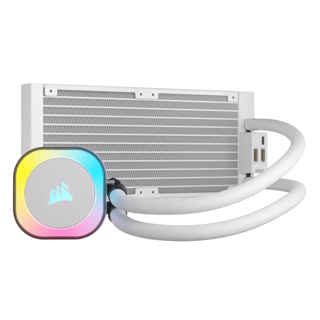 Corsair iCUE LINK H100i RGB AIO Liquid CPU Cooler - White|CW - 9061005 - WW - Vektra Computers LLC