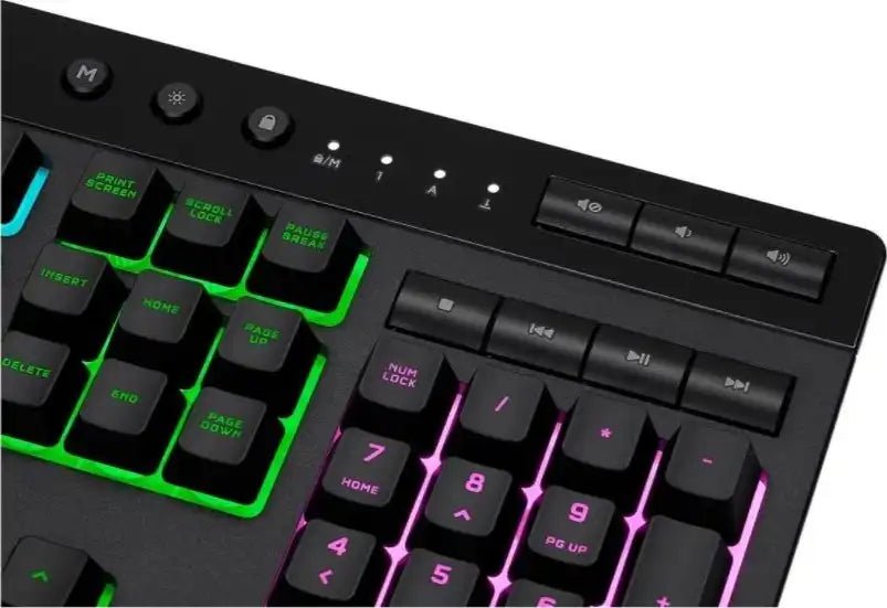 Corsair K55 RGB PRO, 5Z RGB, Rubber Dome Gaming Keyboard - Vektra Computers LLC