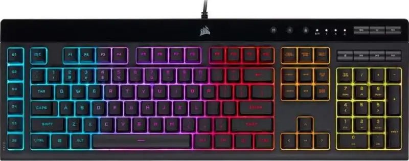 Corsair K55 RGB PRO, 5Z RGB, Rubber Dome Gaming Keyboard - Vektra Computers LLC