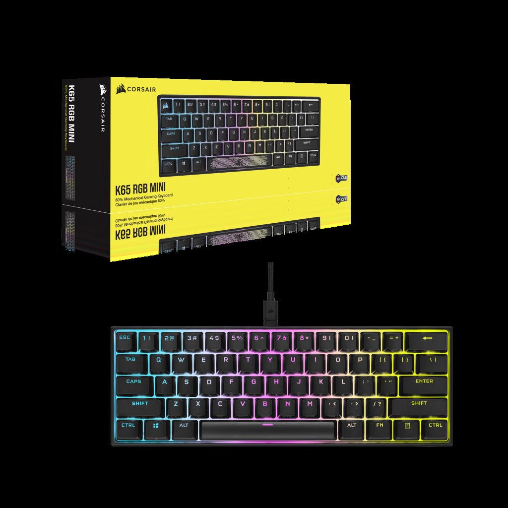 Corsair K65 Mini MX Red Gaming Keyboard - Vektra Computers LLC