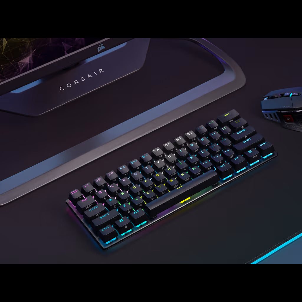 Corsair K70 RGB PRO Mini Wireless (MX RED) Black Gaming Keyboard - Vektra Computers LLC