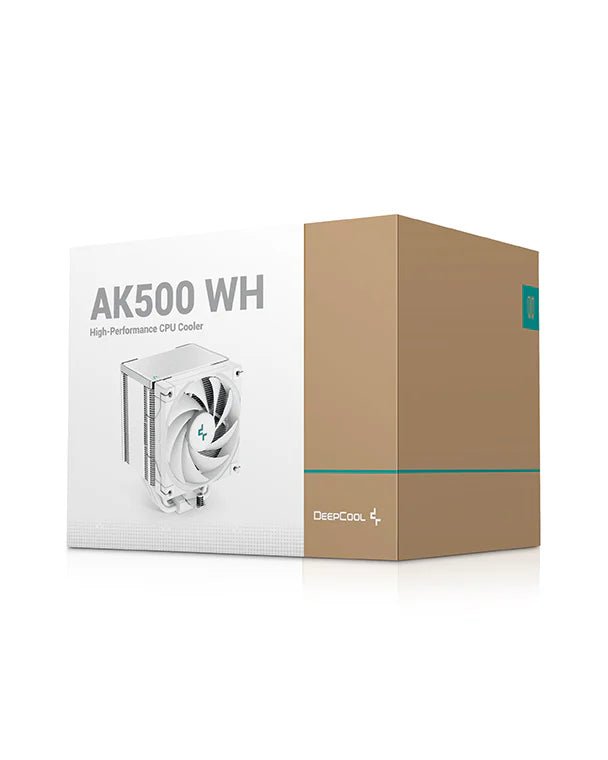 DeepCool AK500 WH Single Tower CPU Cooler | R - AK500 - WHNNMT - G - Vektra Computers LLC