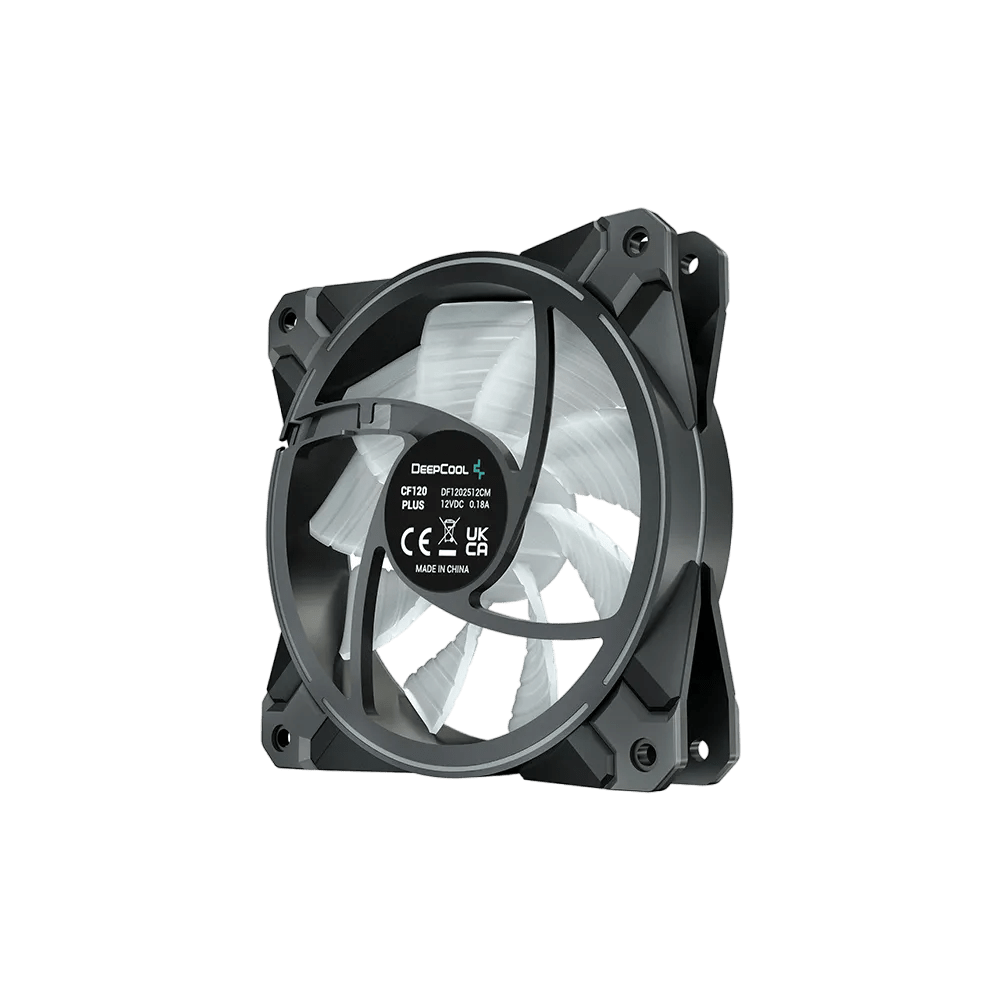 Deepcool CF120 Plus 120mm ARGB Fan Triple Pack | DP - F12 - AR - CF120P | - Vektra Computers LLC