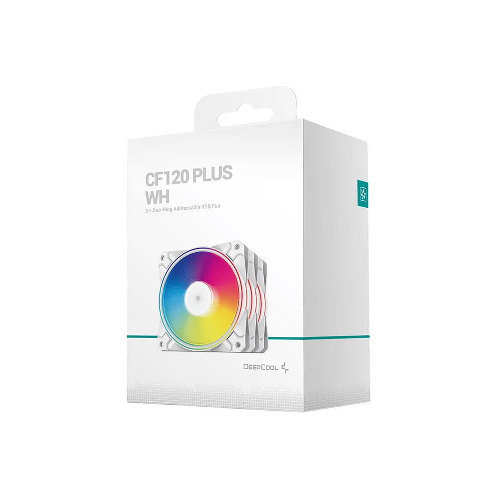 Deepcool CF120 Plus 120mm ARGB Fan Triple Pack | DP - F12 - AR - CF120P | - Vektra Computers LLC