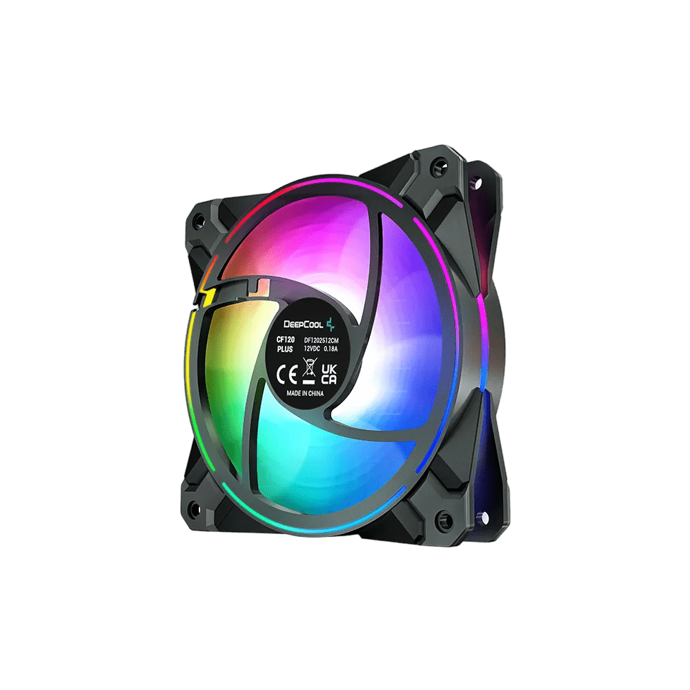 Deepcool CF120 Plus 120mm ARGB Fan Triple Pack | DP - F12 - AR - CF120P | - Vektra Computers LLC