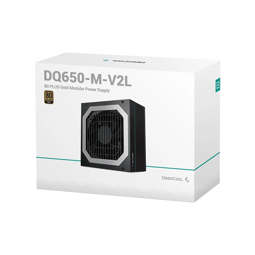 Deepcool DQ650 - M V2L 650W 80+ Gold Fully Modular Power Supply | DP - GD - DQ650 - M - V2L | - Vektra Computers LLC