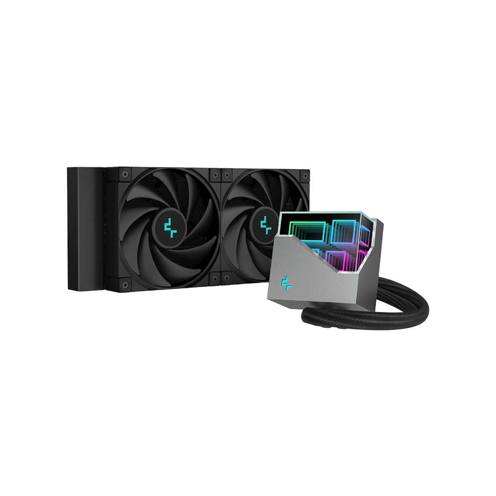 Deepcool LT520 240mm ARGB AIO Liquid CPU Cooler | R - LT520 - BKAMNF - G - 1 | - Vektra Computers LLC