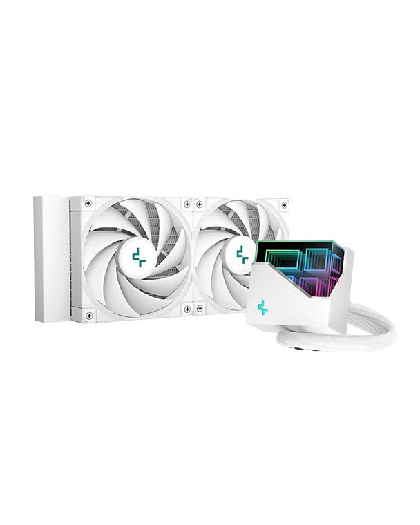 DeepCool LT520 WH White AIO Liquid CPU Cooler | R - LT520 - WHAMNF - G - 1 | - Vektra Computers LLC