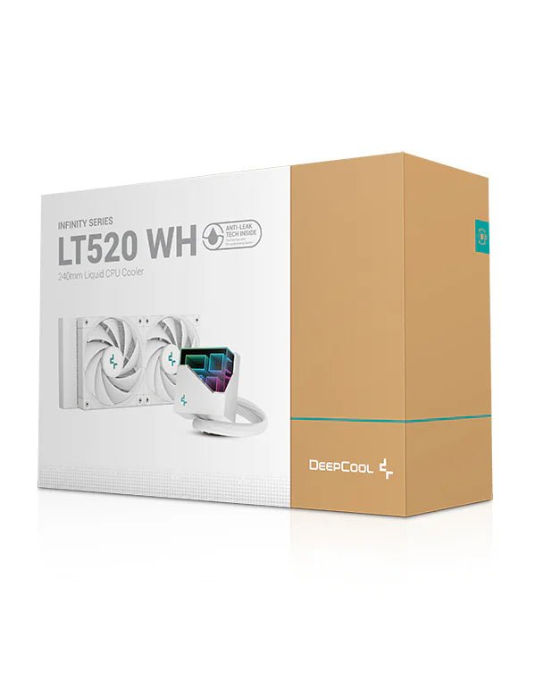DeepCool LT520 WH White AIO Liquid CPU Cooler | R - LT520 - WHAMNF - G - 1 | - Vektra Computers LLC