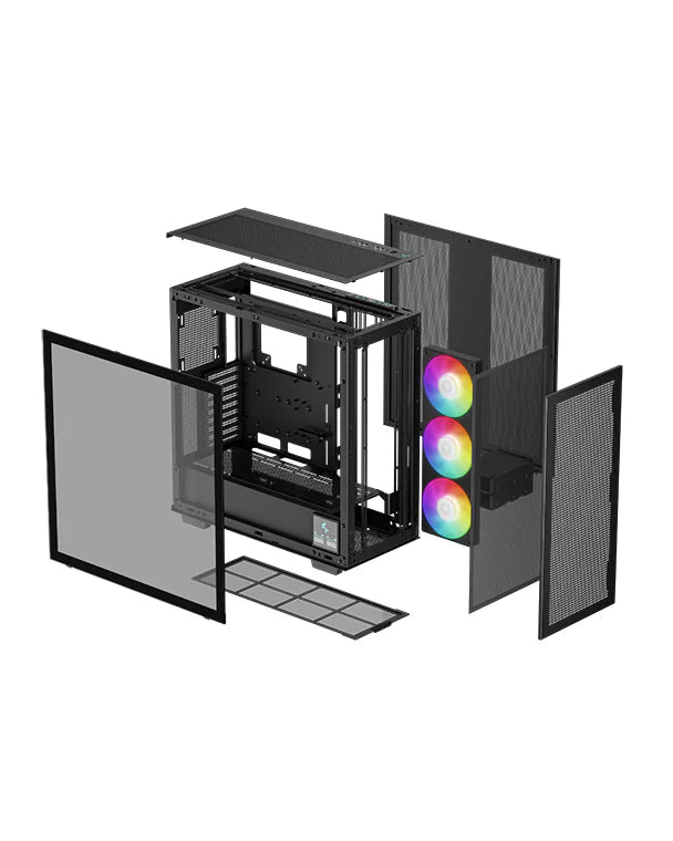 DeepCool MORPHEUS Black ATX PC Case | R - MORPHEUS - BKAPA1 - G - 1 | - Vektra Computers LLC