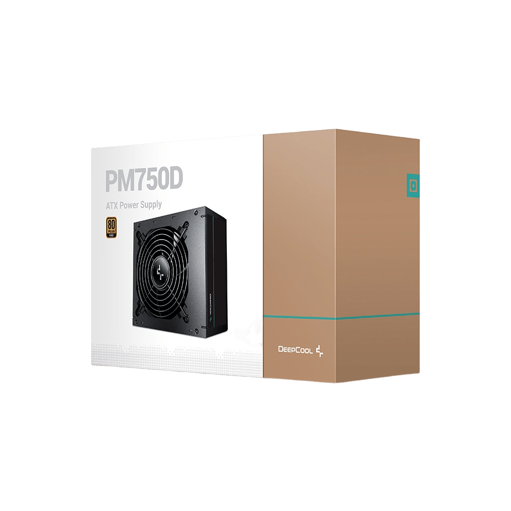 Deepcool PM750D 750W 80+ Gold Power Supply | R - PM750D - FA0B - UK | - Vektra Computers LLC