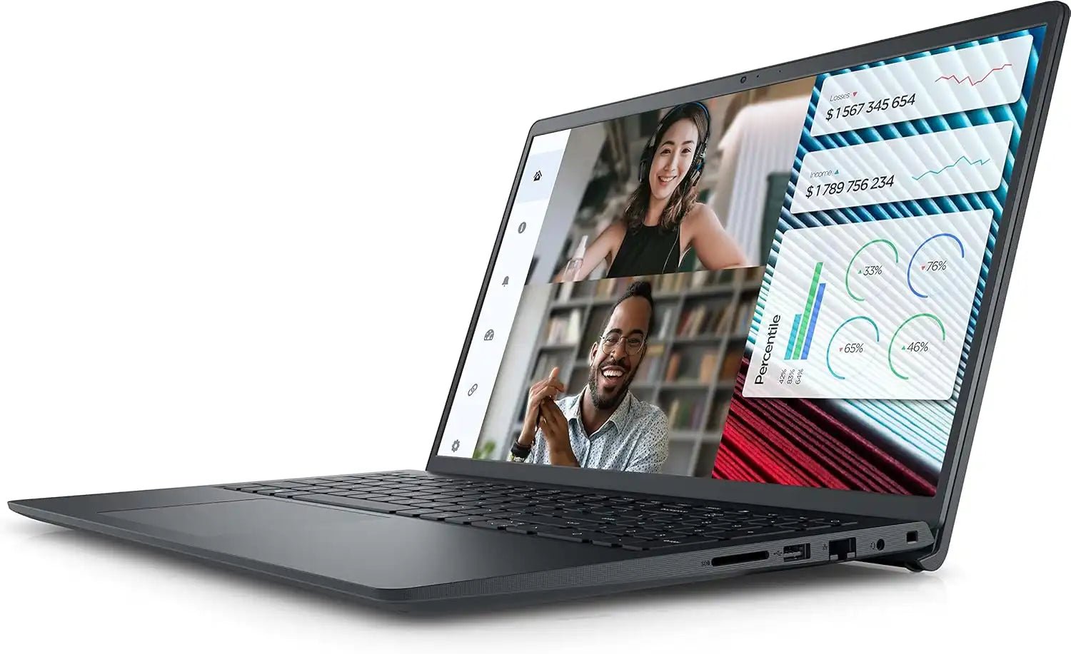 DELL VOSTRO 3520 Laptop Ìntel Core i3 - 1215U 4GB, 256GB, 15.6" FHD ENG BLACK + Windows 11 Pro | HDL5A9101UE - Vektra Computers LLC