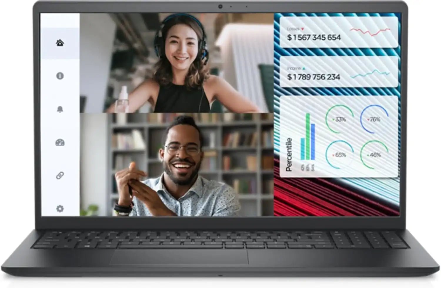 DELL VOSTRO 3520 Laptop Intel Core i3 - 1215U 4GB, 256GB, 15.6" FHD ENG BLACK + Windows 11 Pro | HDL5A9102J7 - Vektra Computers LLC