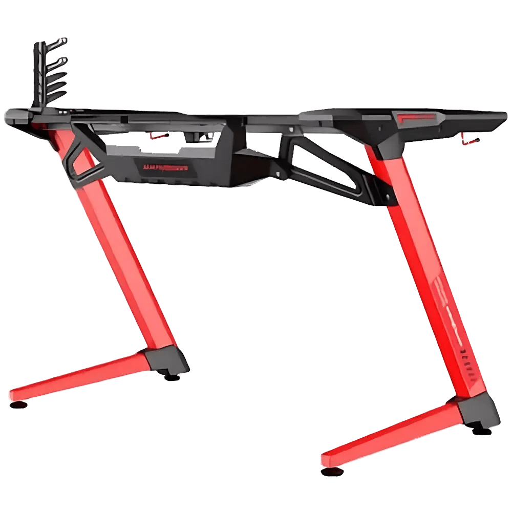 DXRacer E - Sports Gaming Desk Black/Red - Vektra Computers LLC