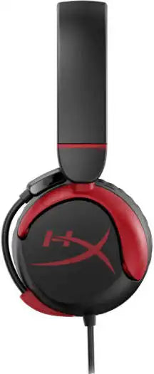 HyperX Cloud Mini, Wired Gaming Headset, Tuck-away Boom Microphone, Immersive Audio, Comfortable And Lightweight, Volume Level Below 85 dB, Multiplatform Compatibility, For Ages 8-12, Black | 7G8F4AA