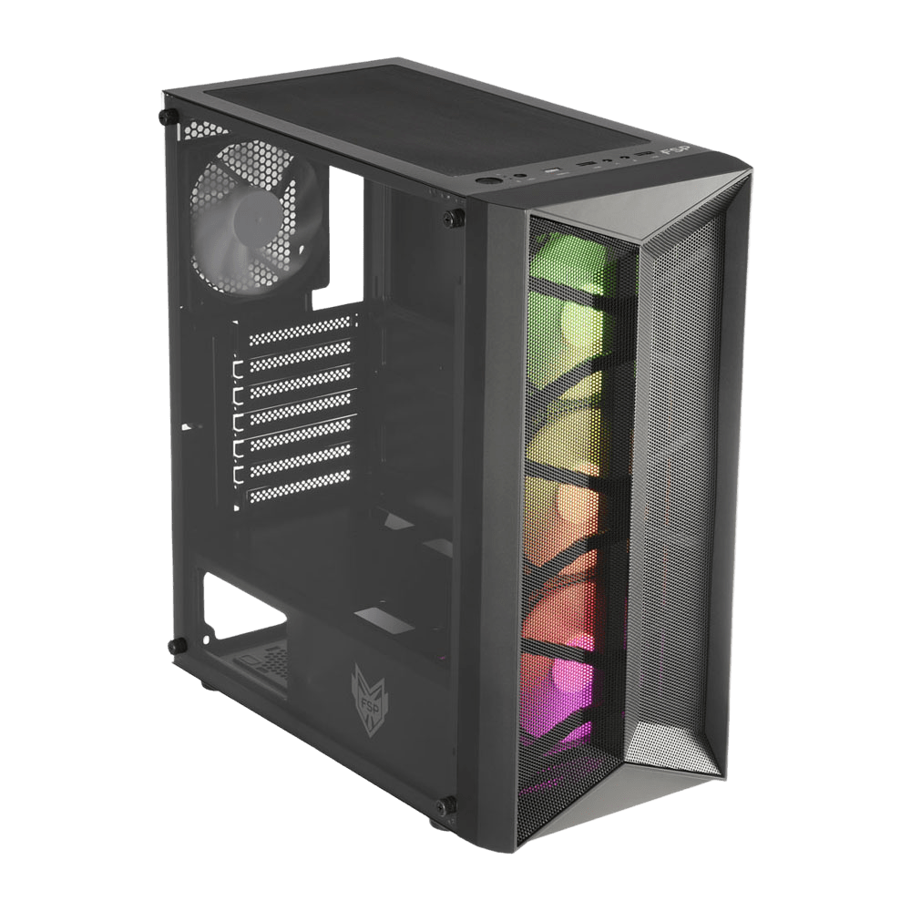 FSP CMT211A Mid - Tower ARGB PC Case - Vektra Computers LLC