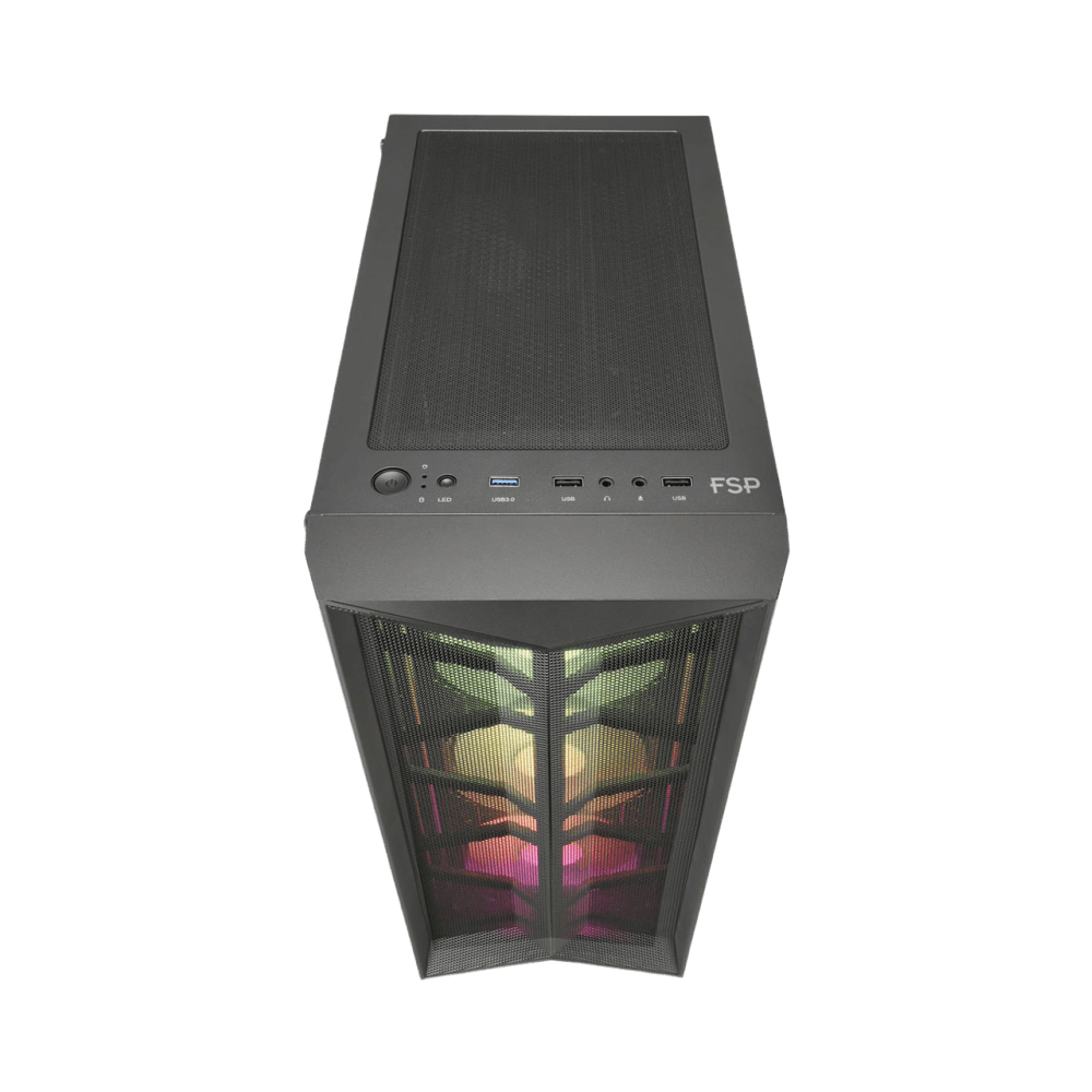 FSP CMT211A Mid - Tower ARGB PC Case - Vektra Computers LLC