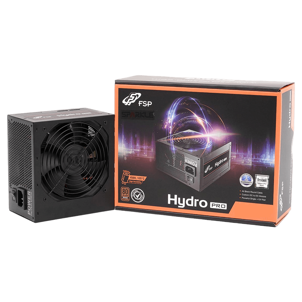 FSP Hydro Pro 500W 80+ Bronze Power Supply | PPA5008108 | - Vektra Computers LLC